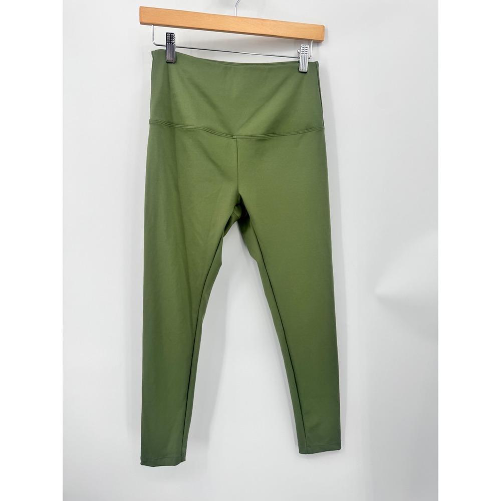Forme Posture Leggings Women Large Olive Green High Rise Compression